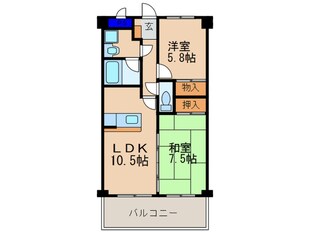 グレース ナカミヤの物件間取画像